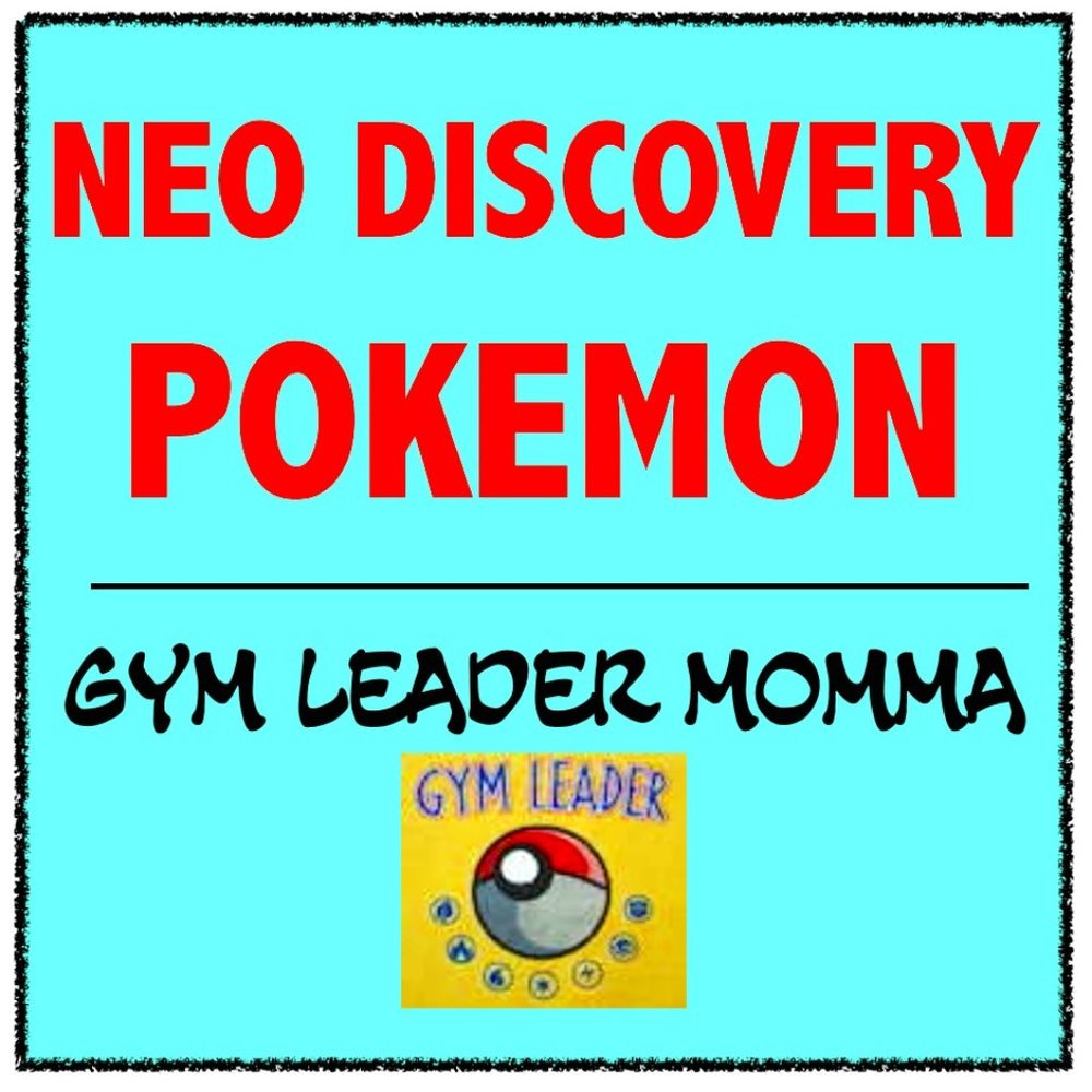 NEO DISCOVERY Pokemon Cards Section